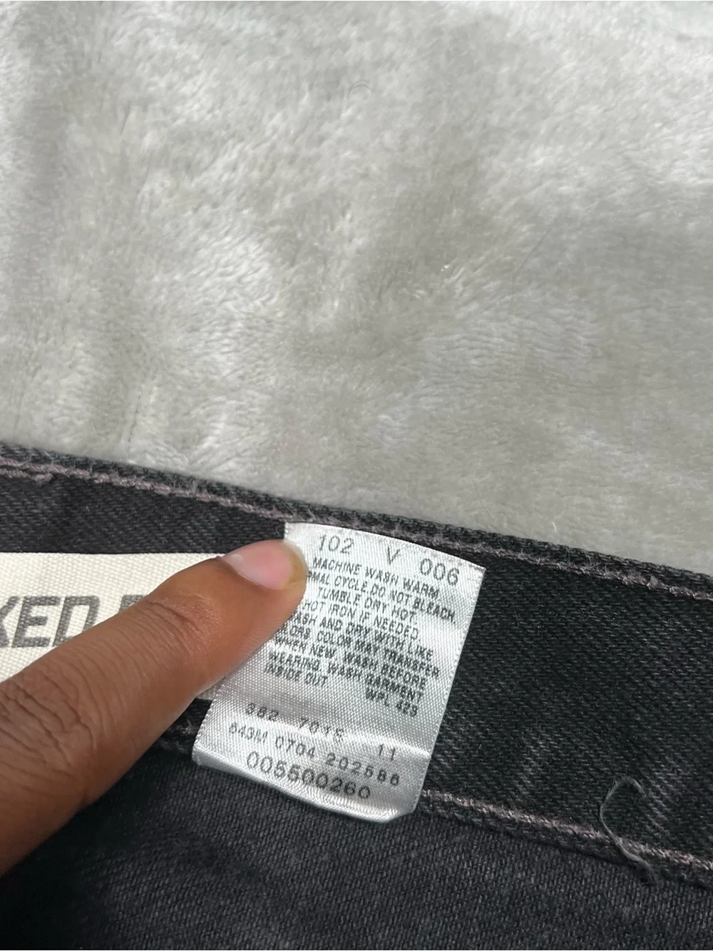 Levis measurements 550 additional